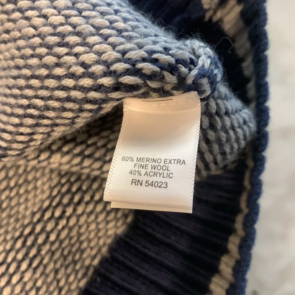 Banana Republic cowl neck sweater, merino wool, size small